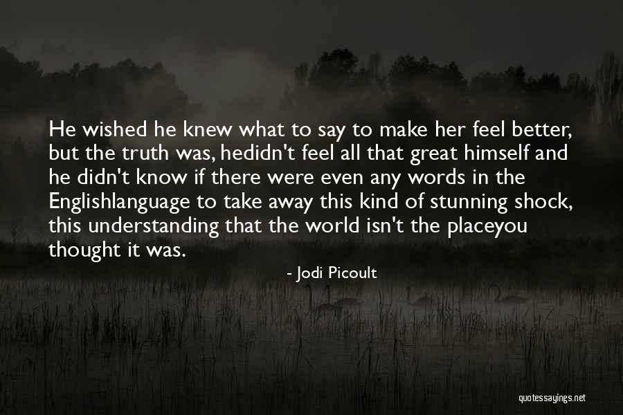 Better Understanding Quotes By Jodi Picoult Better Understanding Quotes By Jodi Picoult