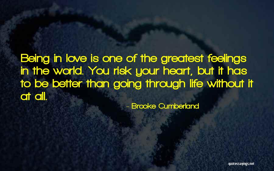 Better Without Love Quotes By Brooke Cumberland