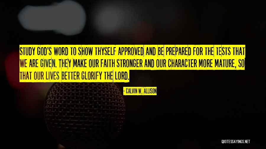 Better Word For Quotes By Calvin W. Allison Better Word For Quotes By Calvin W. Allison