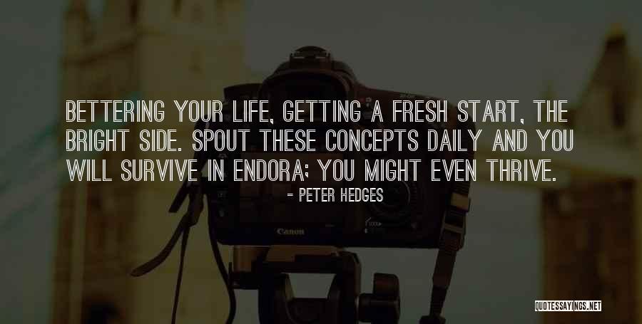 Bettering My Life Quotes By Peter Hedges