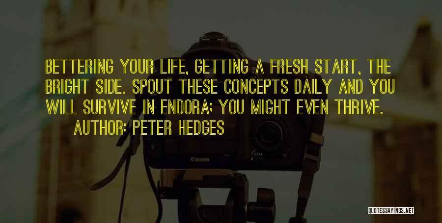 Bettering Your Life Quotes By Peter Hedges