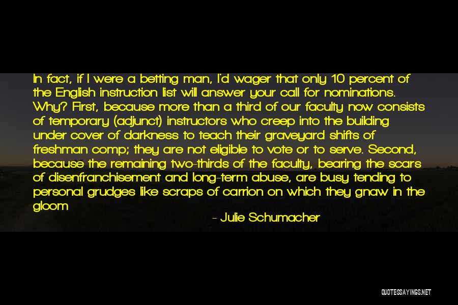 Betting Quotes By Julie Schumacher