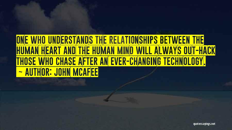 Between Heart And Mind Quotes By John McAfee