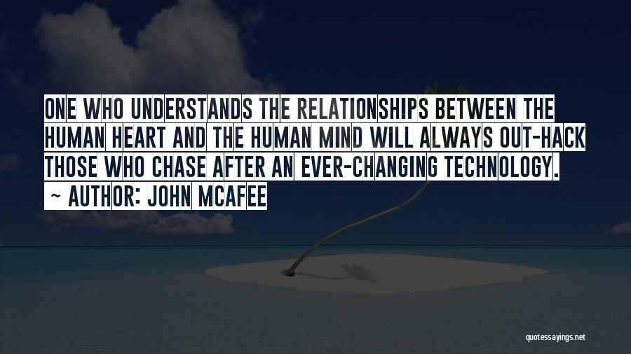 Between Mind And Heart Quotes By John McAfee