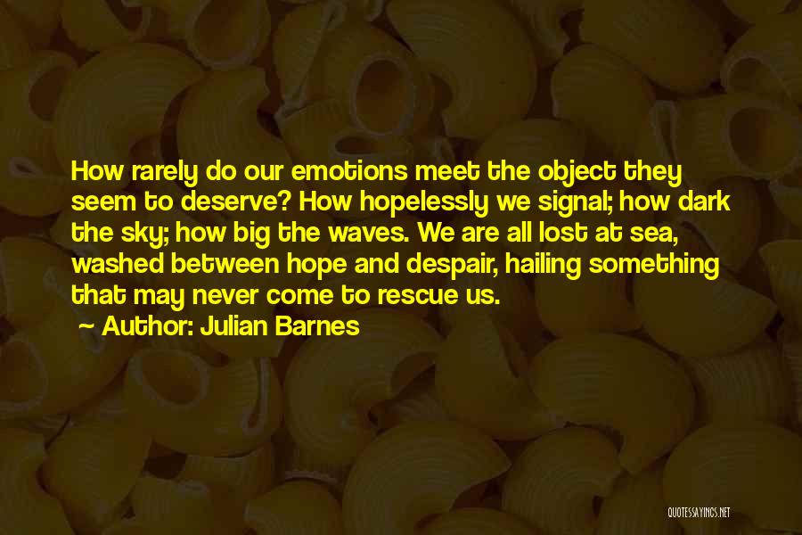 Between Sky And Sea Quotes By Julian Barnes