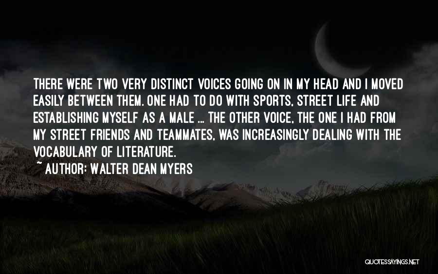 Between Two Friends Quotes By Walter Dean Myers