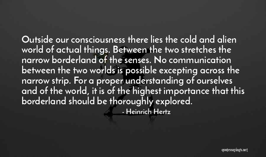 Between Two Worlds Quotes By Heinrich Hertz