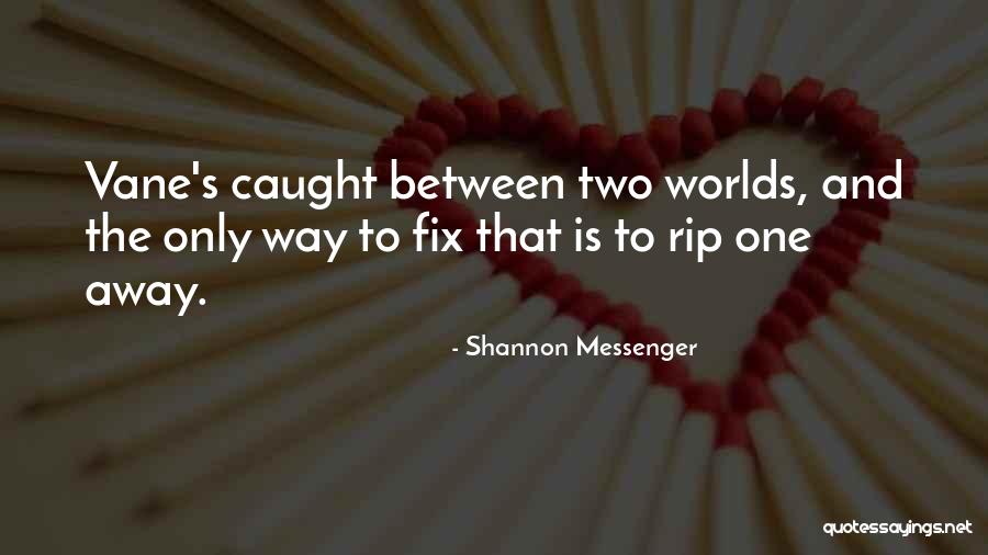 Between Two Worlds Quotes By Shannon Messenger