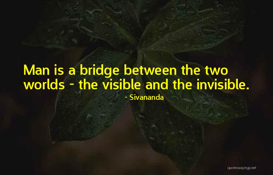 Between Two Worlds Quotes By Sivananda