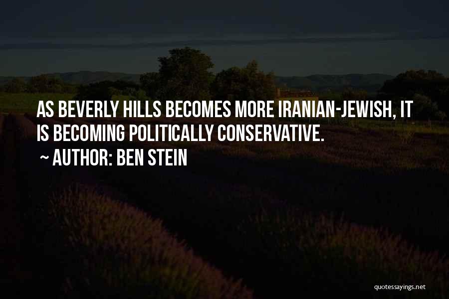 Beverly Hills Quotes By Ben Stein