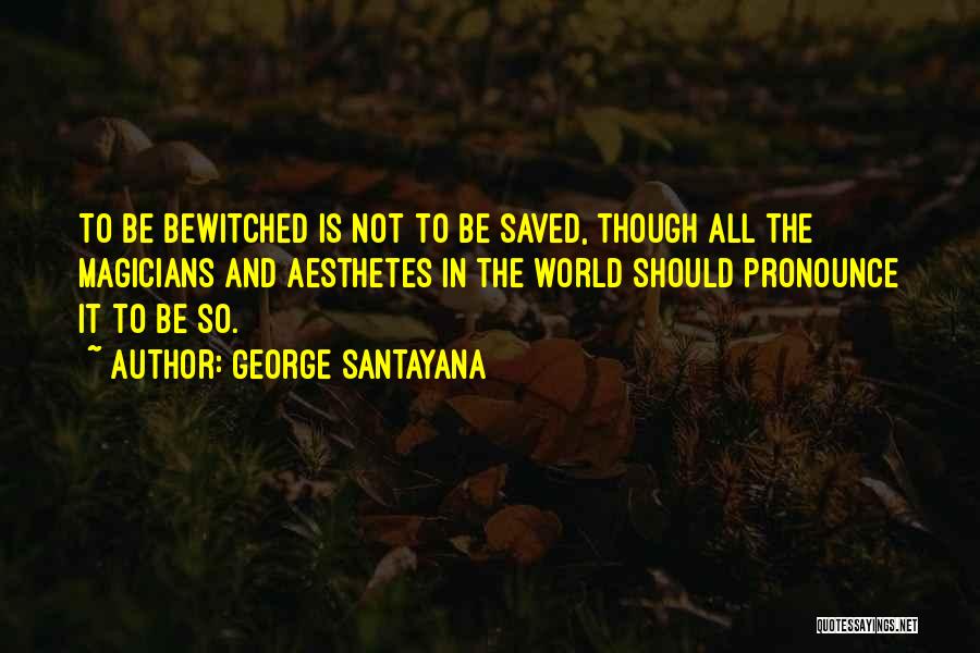 Bewitched Quotes By George Santayana