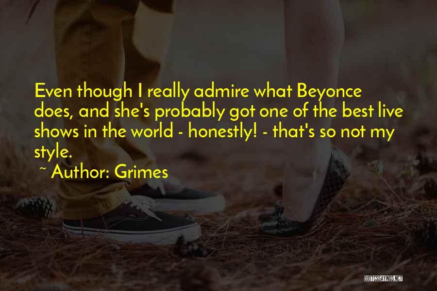 Beyonce's Quotes By Grimes