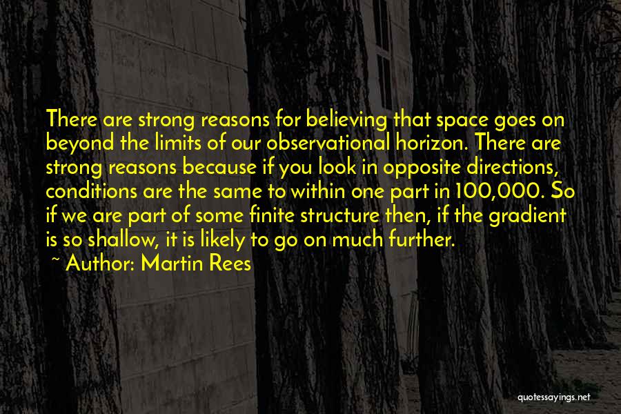 Beyond Limits Quotes By Martin Rees