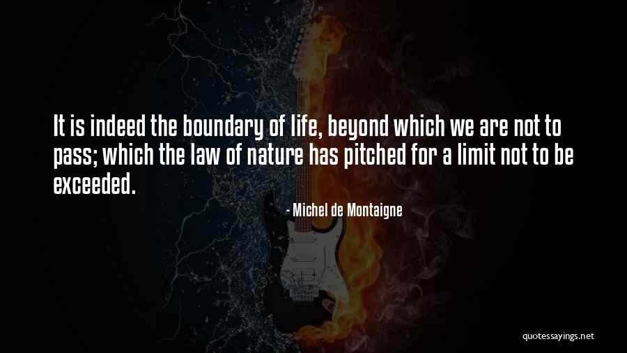 Beyond Limits Quotes By Michel De Montaigne