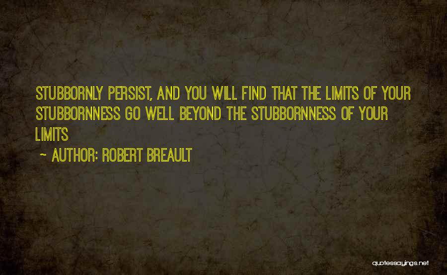 Beyond Limits Quotes By Robert Breault
