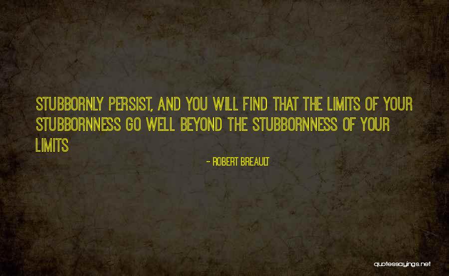 Beyond Limits Quotes By Robert Breault