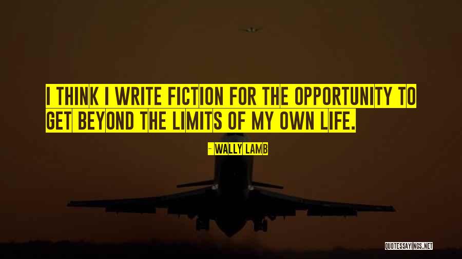 Beyond My Limits Quotes By Wally Lamb