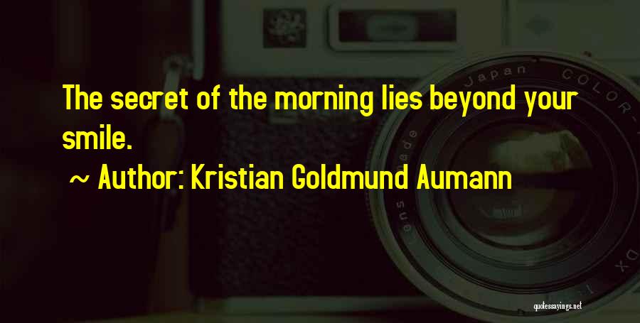 Beyond Quote Quotes By Kristian Goldmund Aumann