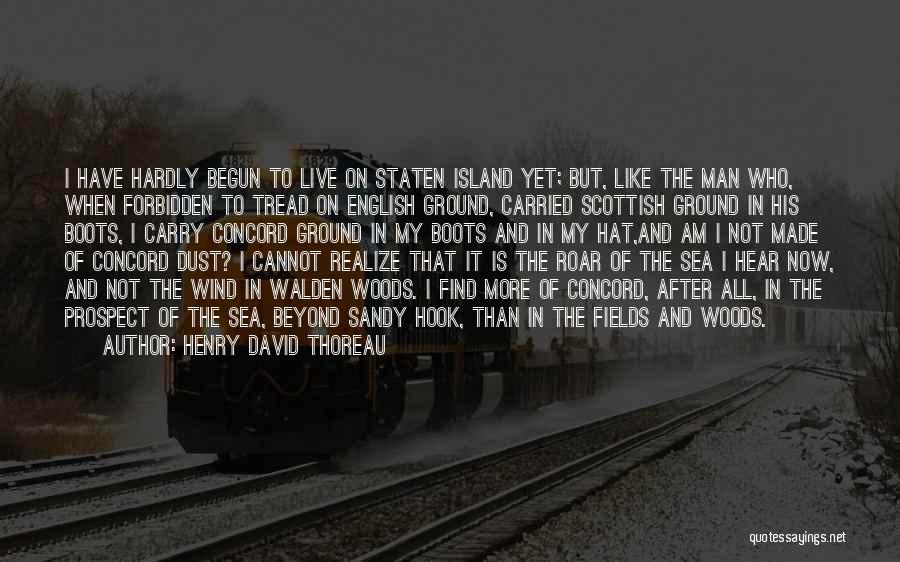 Beyond The Sea Quotes By Henry David Thoreau