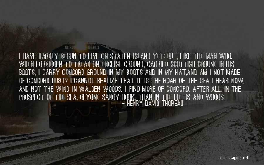 Beyond The Sea Quotes By Henry David Thoreau