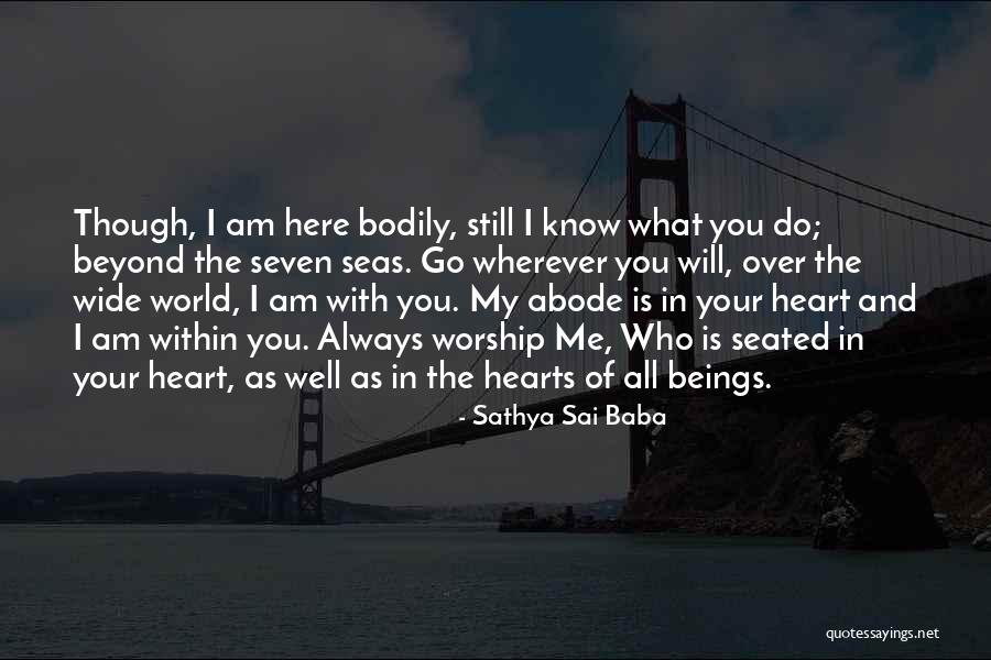 Beyond The Sea Quotes By Sathya Sai Baba