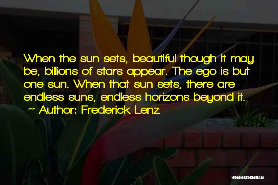 Beyond The Stars Quotes By Frederick Lenz