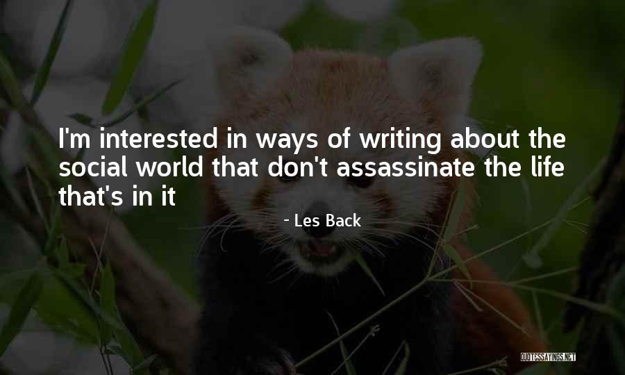 Bezina Goran Quotes By Les Back