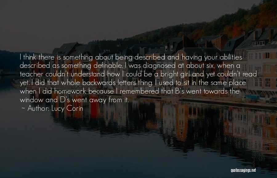 B'ful Quotes By Lucy Corin