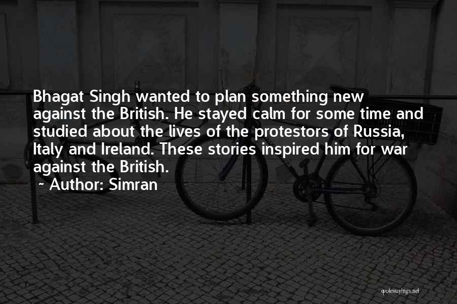 Bhagat Quotes By Simran