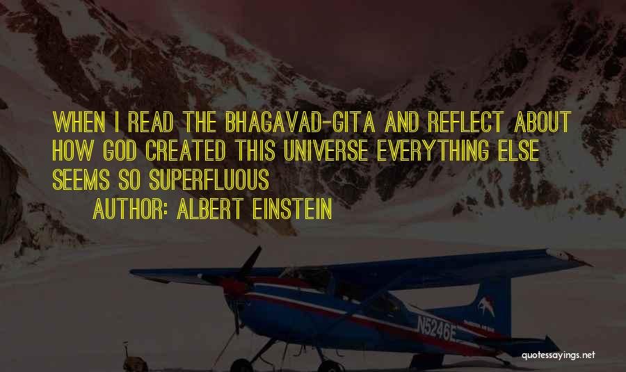 Bhagavad Quotes By Albert Einstein