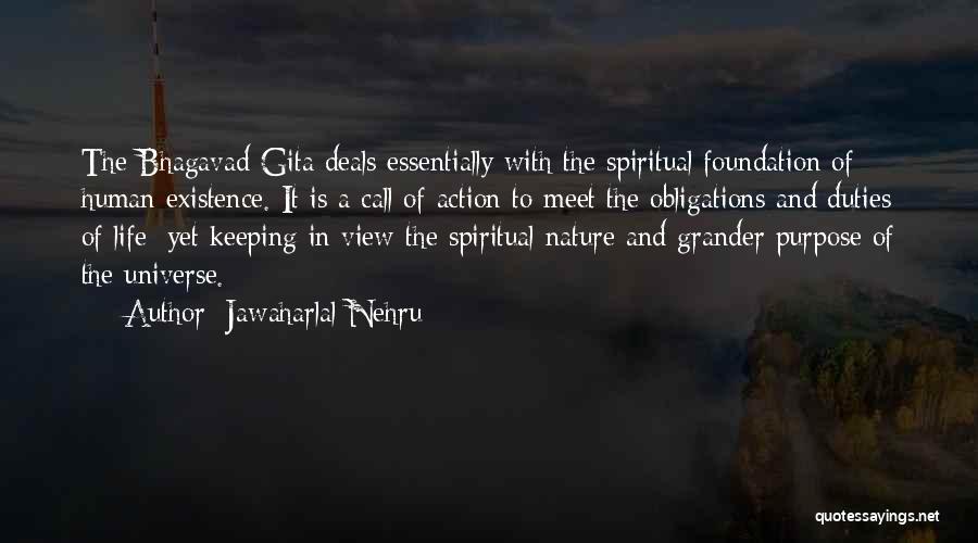 Bhagavad Quotes By Jawaharlal Nehru