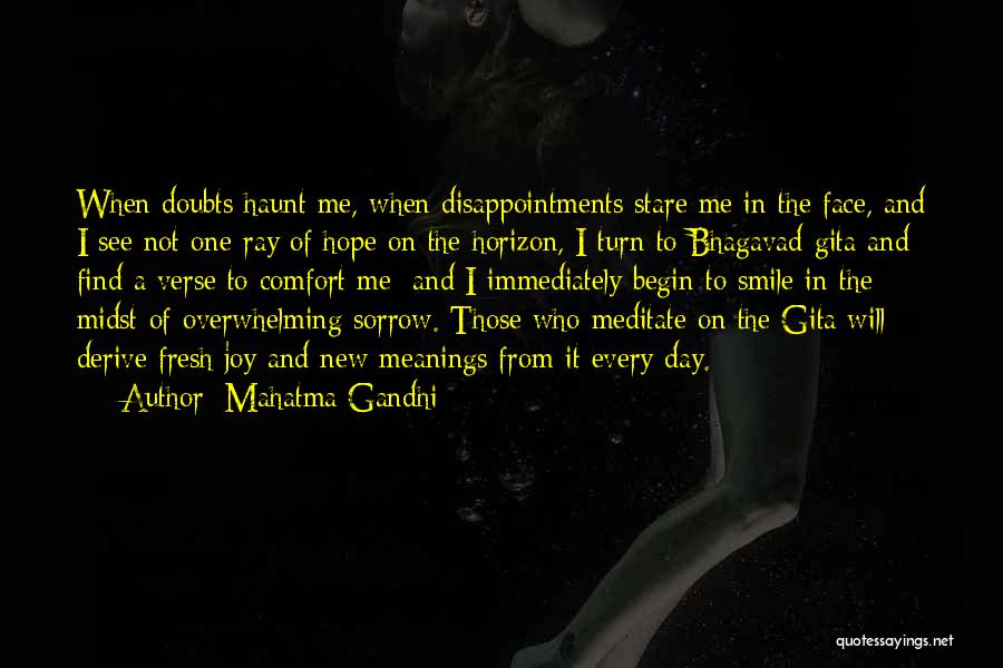 Bhagavad Quotes By Mahatma Gandhi