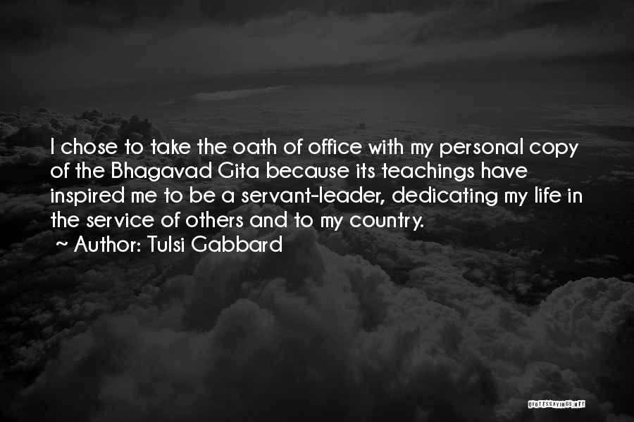 Bhagavad Quotes By Tulsi Gabbard