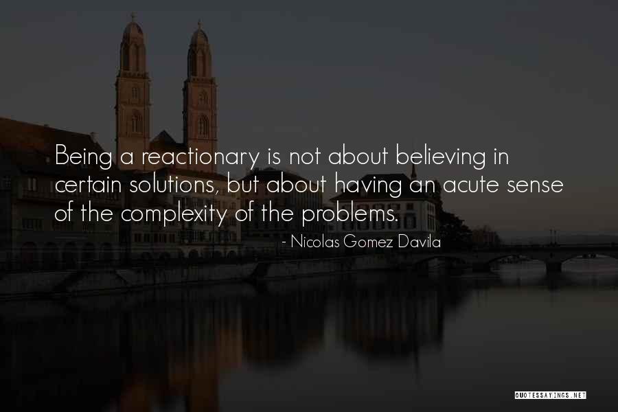 Bhindi Sabzi Quotes By Nicolas Gomez Davila