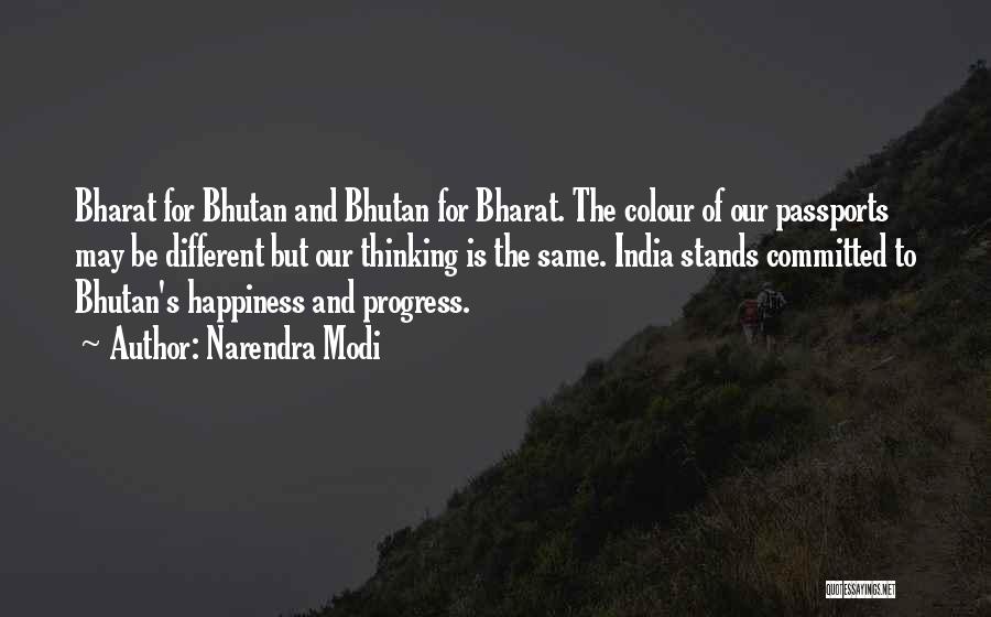Bhutan Happiness Quotes By Narendra Modi