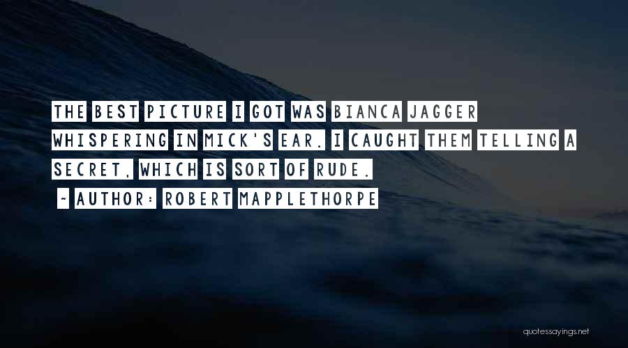 Bianca Quotes By Robert Mapplethorpe