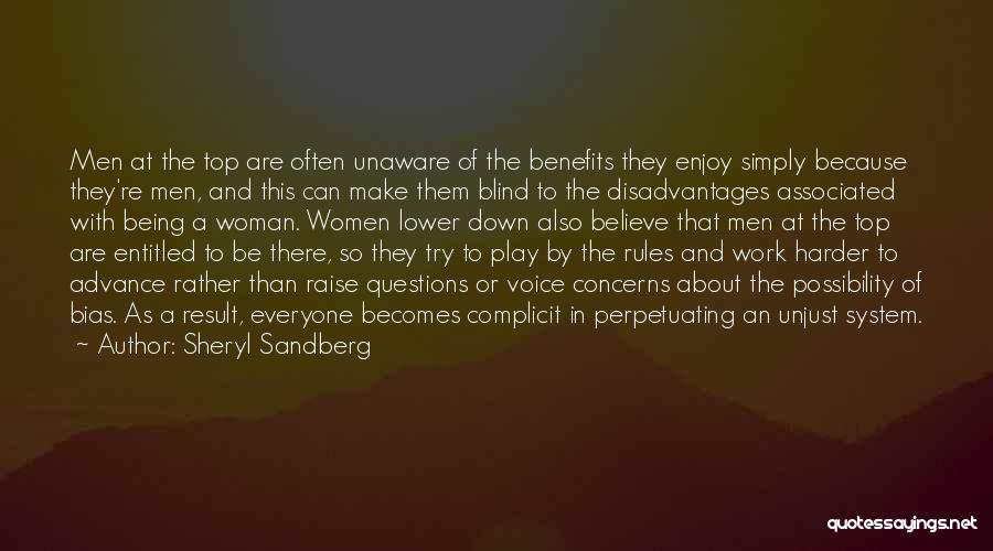 Bias At Work Quotes By Sheryl Sandberg