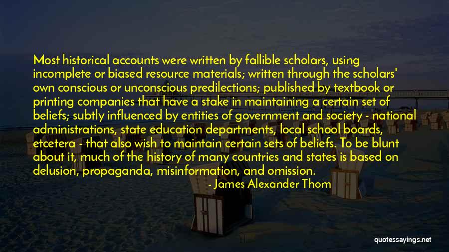 Biased Quotes By James Alexander Thom Biased Quotes By James Alexander Thom
