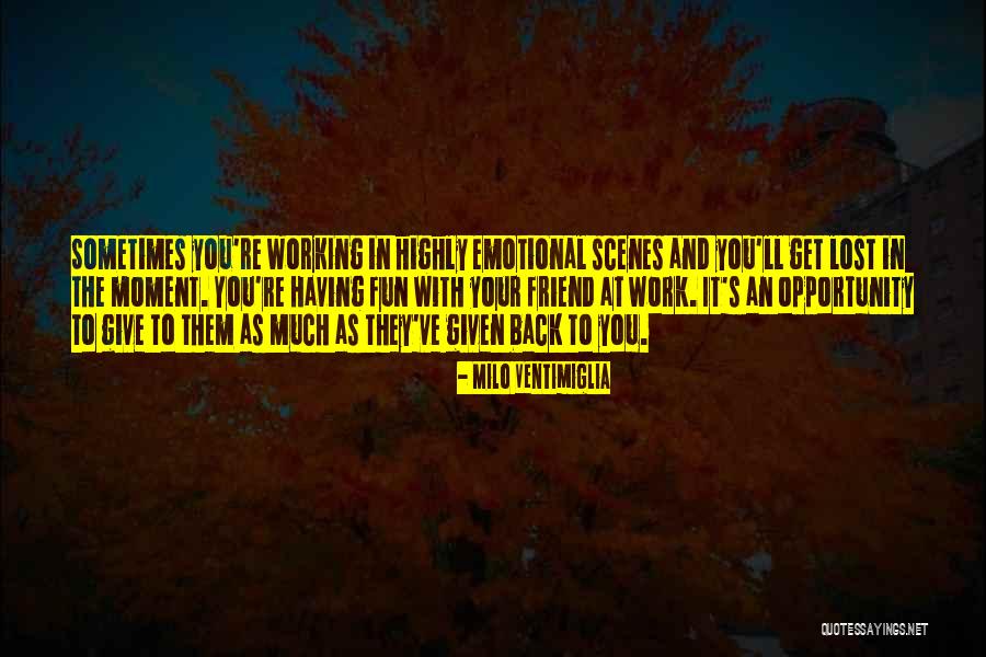 Bibiani Senior Quotes By Milo Ventimiglia Bibiani Senior Quotes By Milo Ventimiglia