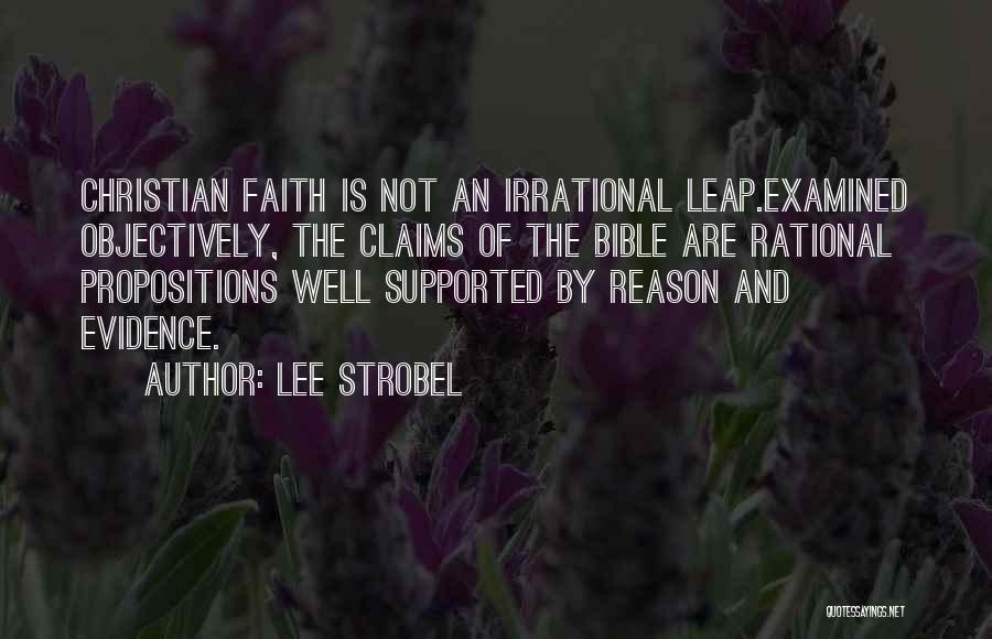 Bible And Faith Quotes By Lee Strobel