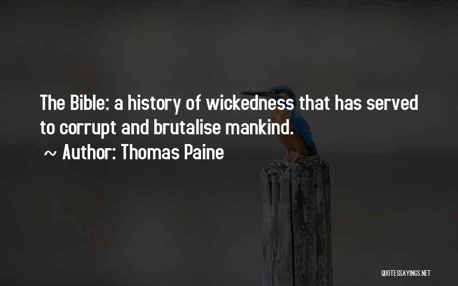 Bible And Faith Quotes By Thomas Paine