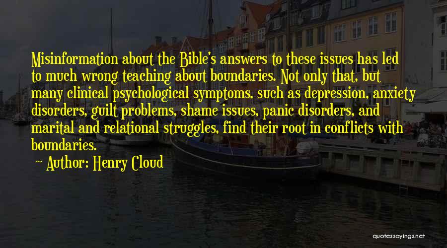 Bible And Life Quotes By Henry Cloud