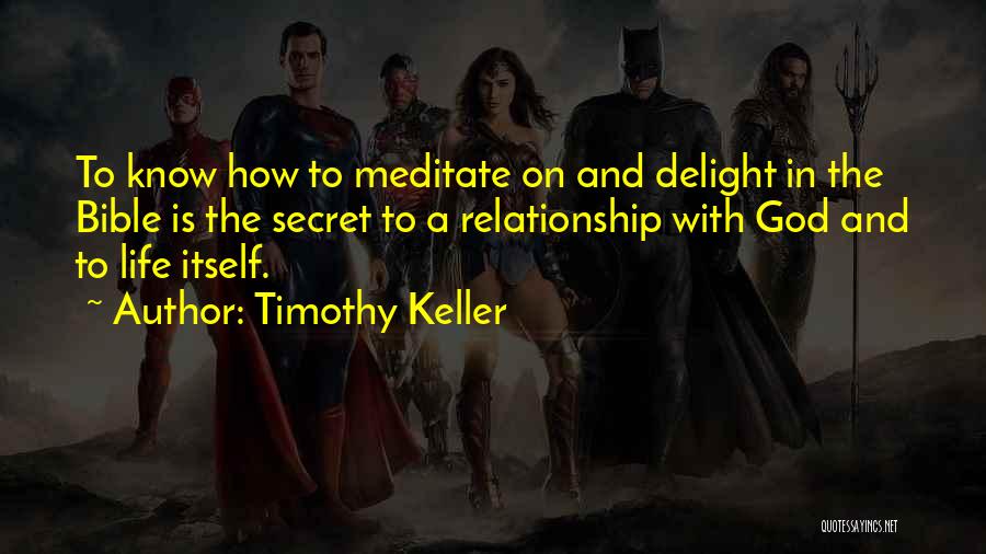 Bible And Life Quotes By Timothy Keller