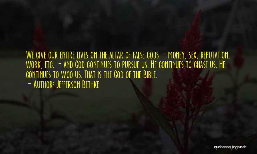 Bible And Money Quotes By Jefferson Bethke