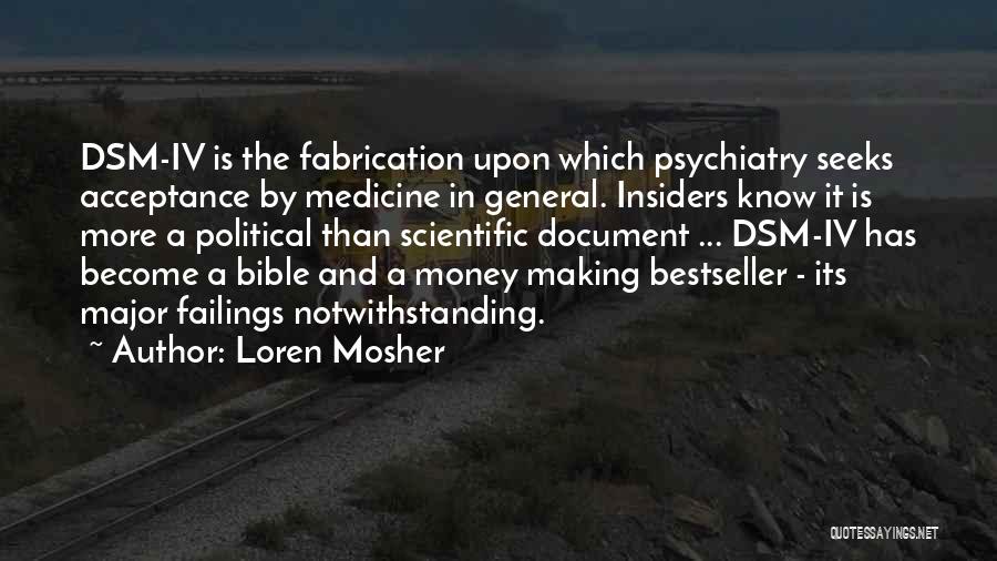 Bible And Money Quotes By Loren Mosher