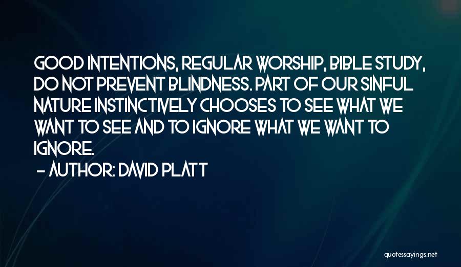 Bible And Nature Quotes By David Platt