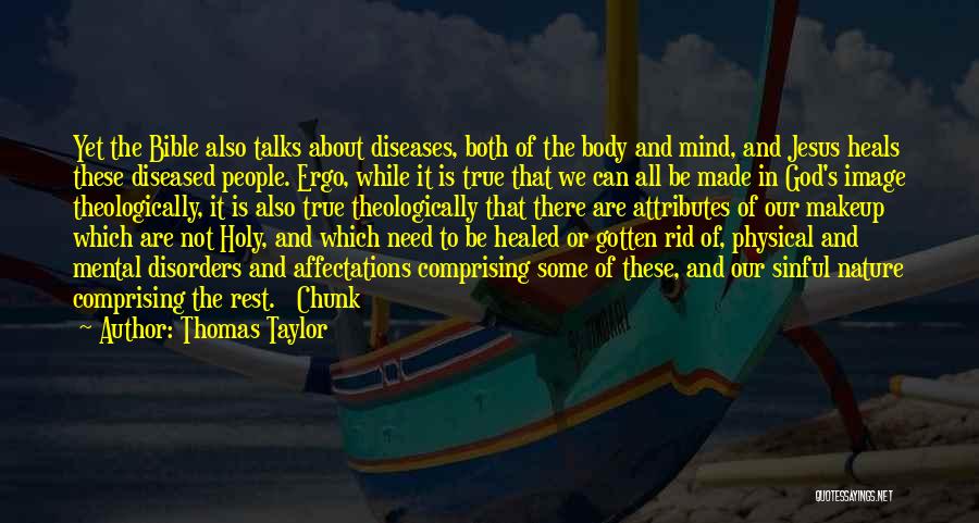 Bible And Nature Quotes By Thomas Taylor