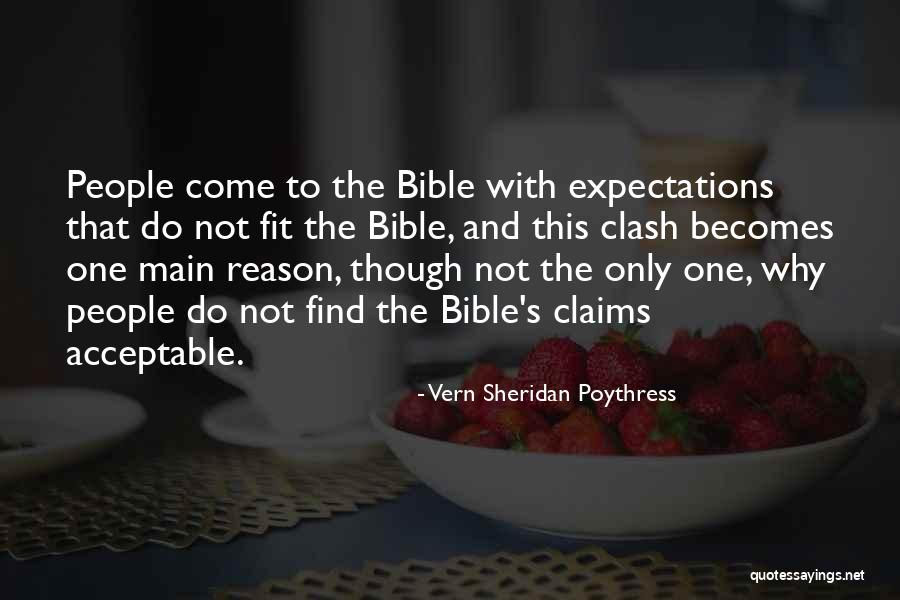 Bible And Quotes By Vern Sheridan Poythress