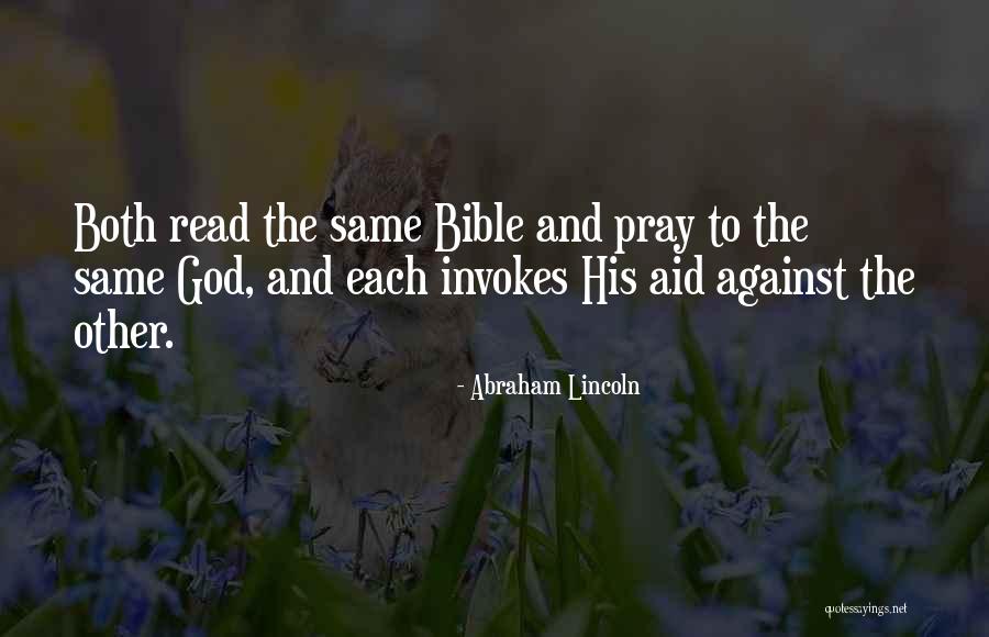 Bible And War Quotes By Abraham Lincoln