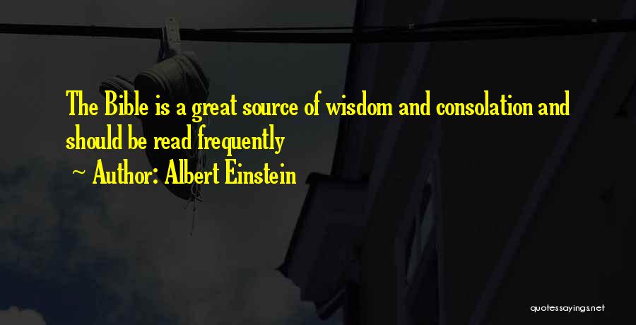 Bible And Wisdom Quotes By Albert Einstein